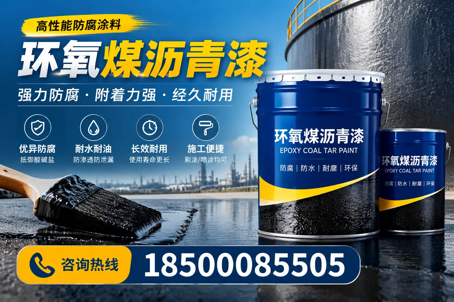 环氧煤沥青漆的优缺点分析,助您在海口做出明智选择